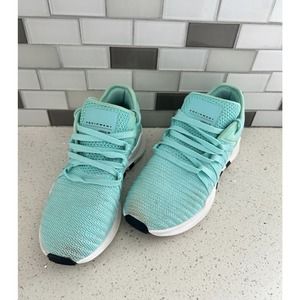 Adidas EQT Equipment ADV 91-17 Women Size 8.5 Teal Lace Up Sneaker Running Shoes